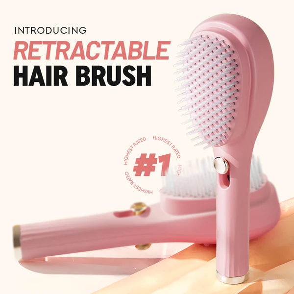 Self-Cleaning Retractable Hair Brush(Buy 1 Get 1 Free)