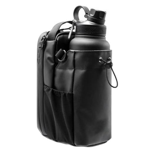 Magnetic Gym Bag with Bottle Holder & Zipper Pockets