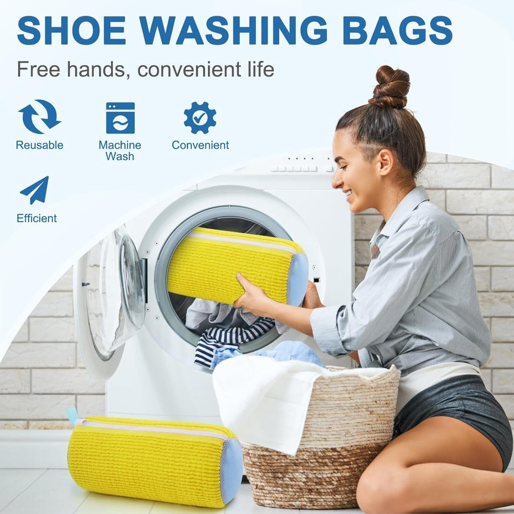 Shoe Washing Machine Bag for Sneakers & All Footwear